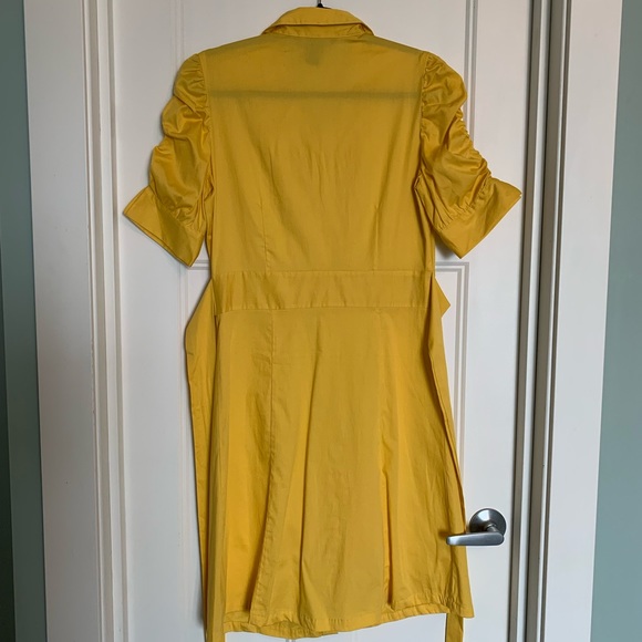 BNWOT Vintage Antilia Femme Yellow Tuxedo Dress - Picture 3 of 13